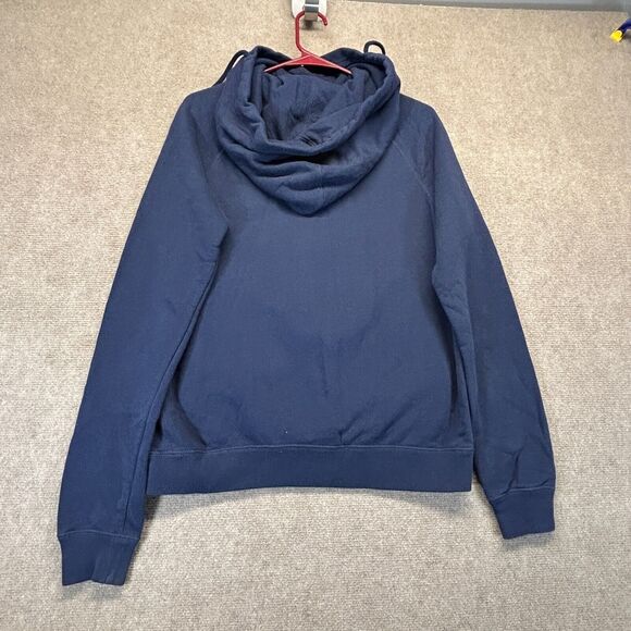 Michigan Wolverines Nike Hoodie Women's Medium Cowl Neck Pullover Navy - Picture 11 of 12